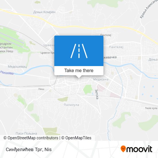 Синђелићев Трг map