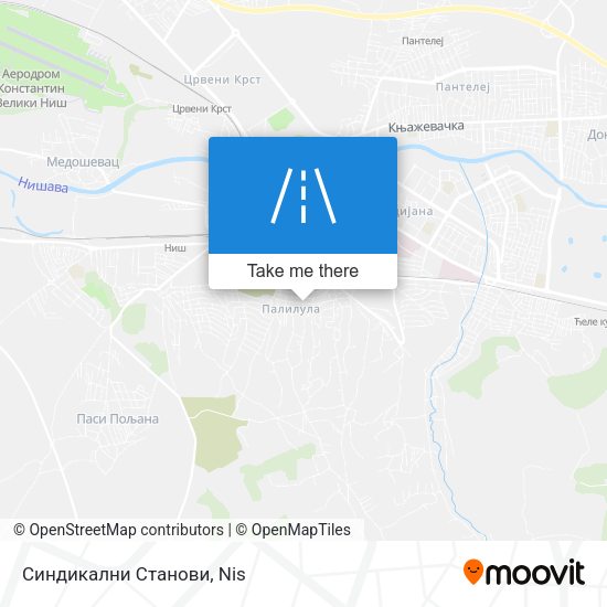 Синдикални Станови map