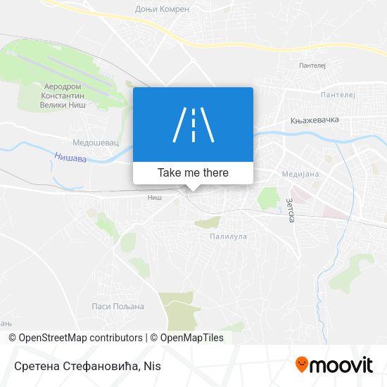 Сретена Стефановића map
