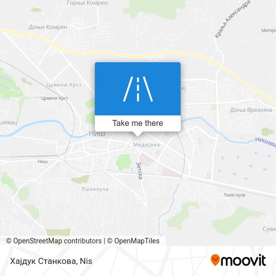 Хајдук Станкова map