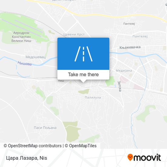 Цара Лазара map
