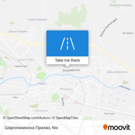 Шарпланинска Прилаз map