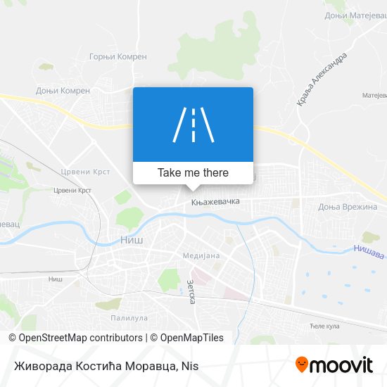 Живорада Костића Моравца map