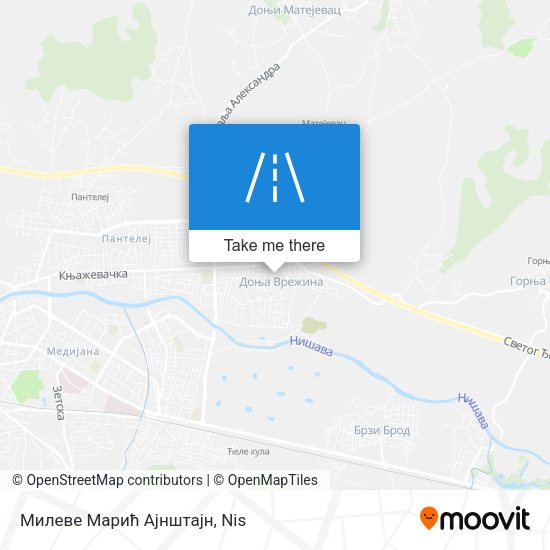Милеве Марић Ајнштајн map