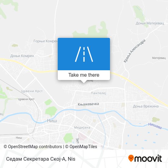 Седам Секретара Ској-А map