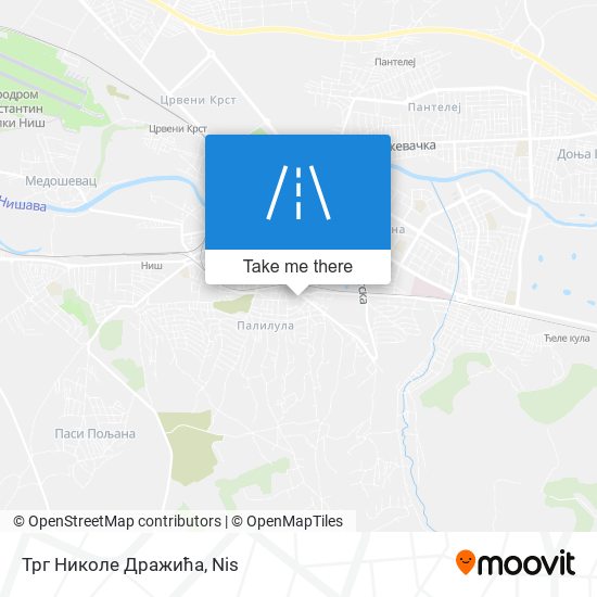 Трг Николе Дражића map