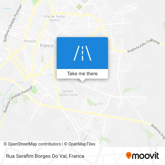 Rua Serafim Borges Do Val map