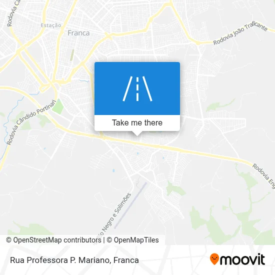 Rua Professora P. Mariano map