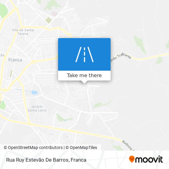 Mapa Rua Ruy Estevão De Barros