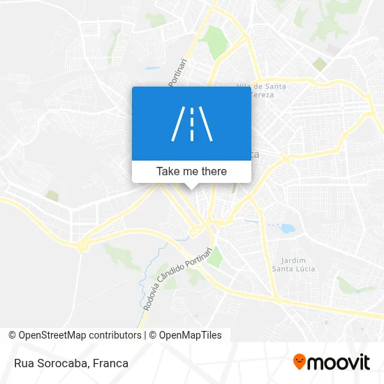 Rua Sorocaba map