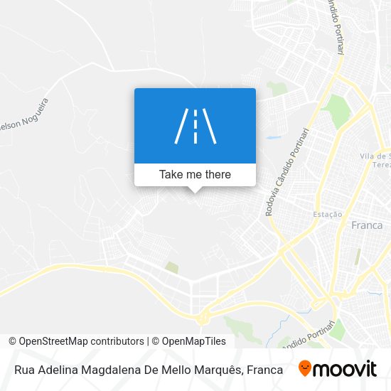 Rua Adelina Magdalena De Mello Marquês map