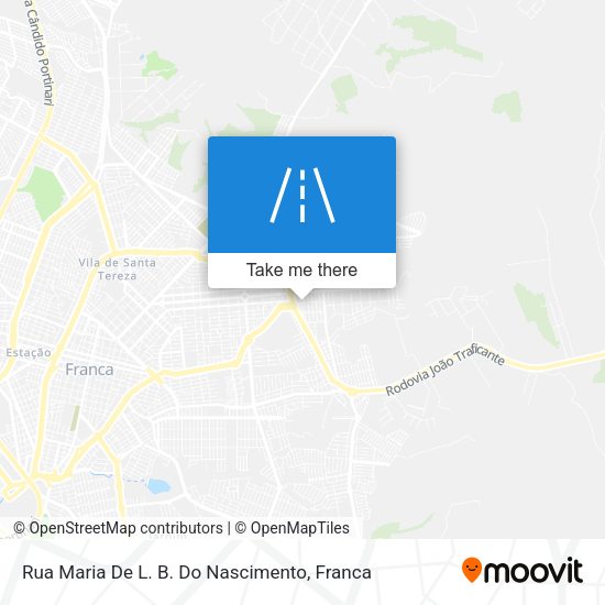 Rua Maria De L. B. Do Nascimento map