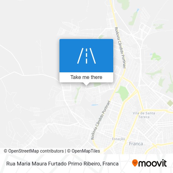 Rua Maria Maura Furtado Primo Ribeiro map