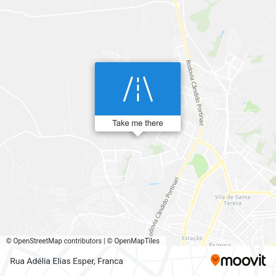 Rua Adélia Elias Esper map