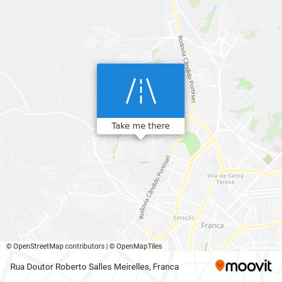 Mapa Rua Doutor Roberto Salles Meirelles