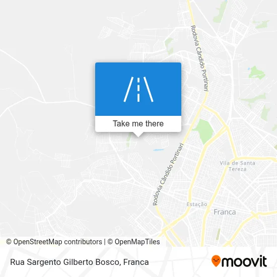 Rua Sargento Gilberto Bosco map