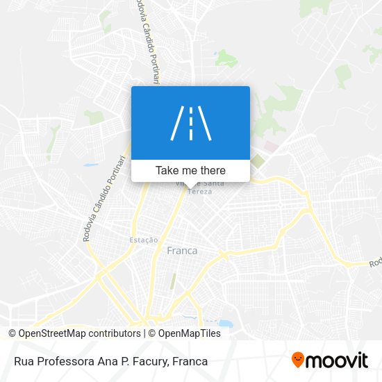 Rua Professora Ana P. Facury map