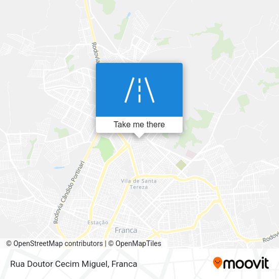 Rua Doutor Cecim Miguel map