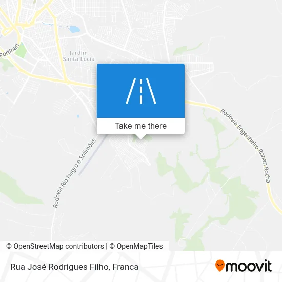 Rua José Rodrigues Filho map