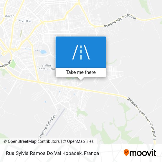 Rua Sylvia Ramos Do Val Kopácek map