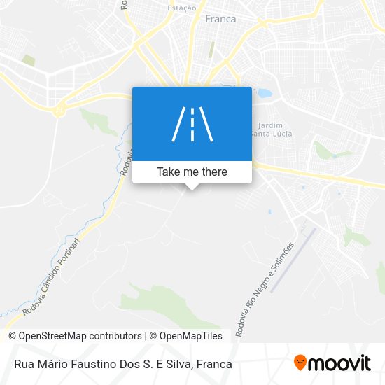 Rua Mário Faustino Dos S. E Silva map