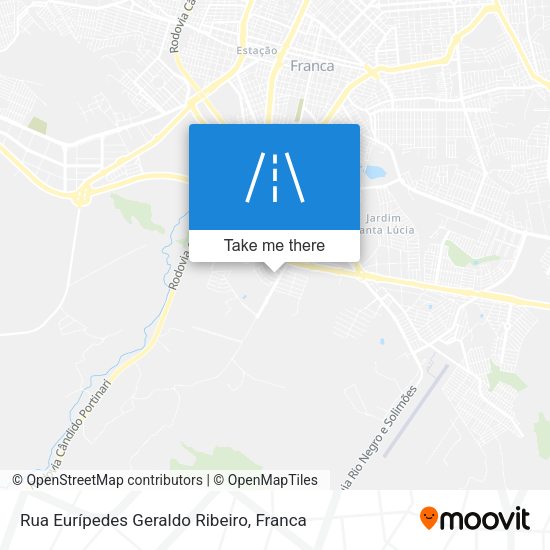 Rua Eurípedes Geraldo Ribeiro map