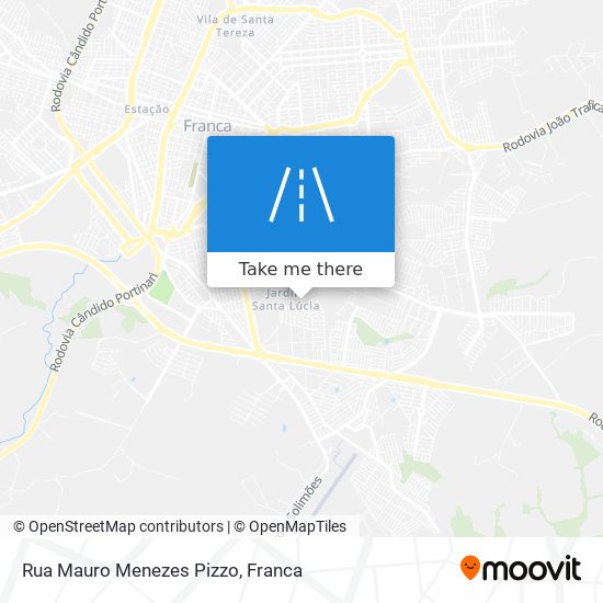 Mapa Rua Mauro Menezes Pizzo