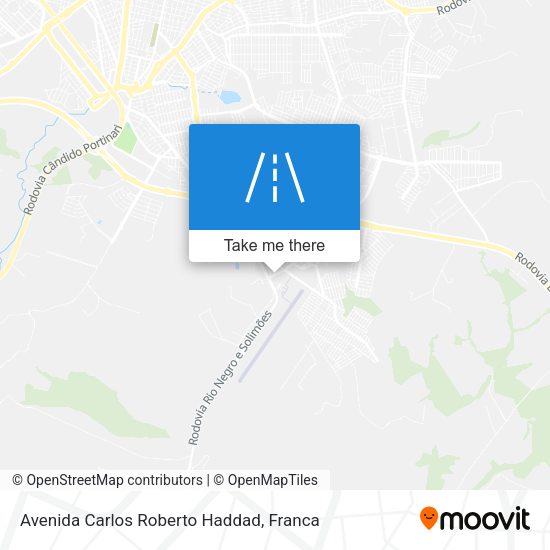 Avenida Carlos Roberto Haddad map