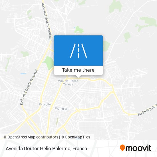 Mapa Avenida Doutor Hélio Palermo