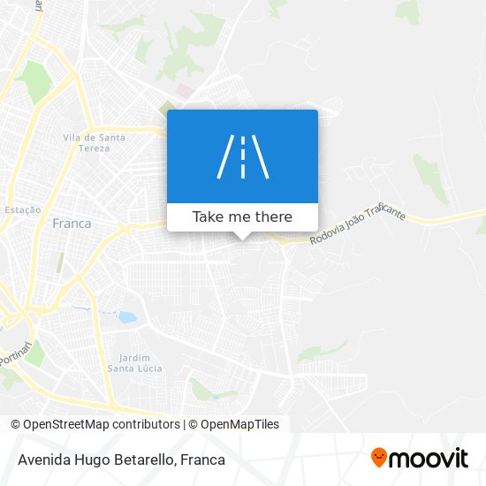 Mapa Avenida Hugo Betarello