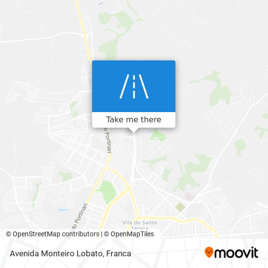 Mapa Avenida Monteiro Lobato