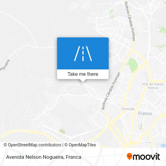 Avenida Nelson Nogueira map