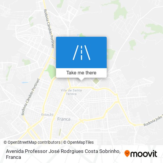 Avenida Professor José Rodrgiues Costa Sobrinho map