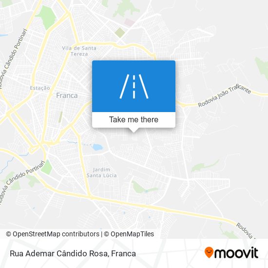 Rua Ademar Cândido Rosa map