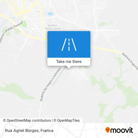 Rua Agnel Borges map
