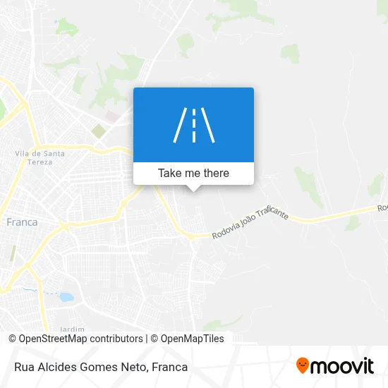 Rua Alcides Gomes Neto map