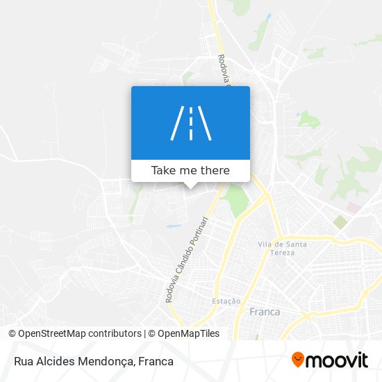 Rua Alcides Mendonça map