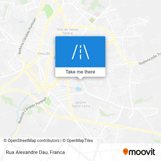 Rua Alexandre Dau map
