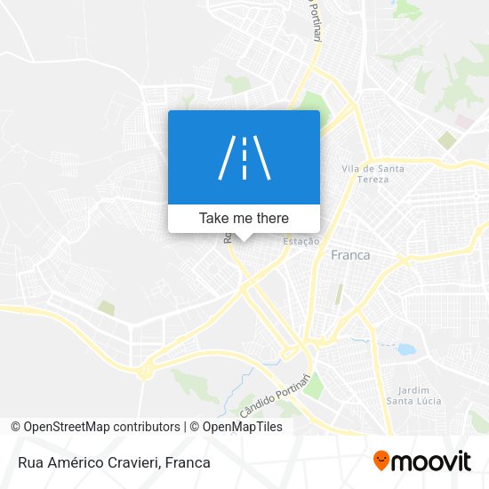 Rua Américo Cravieri map
