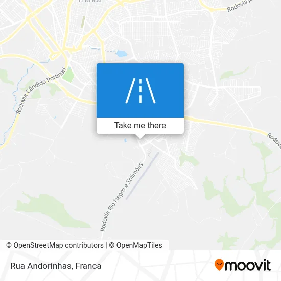 Rua Andorinhas map
