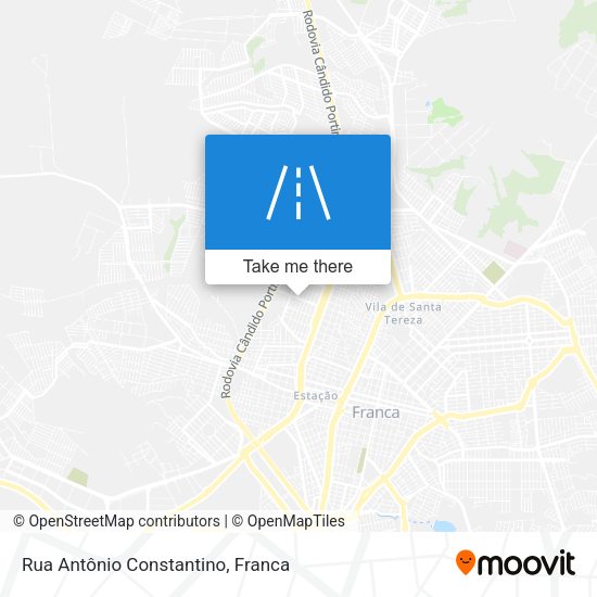 Rua Antônio Constantino map