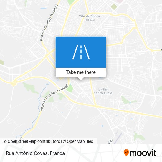 Rua Antônio Covas map