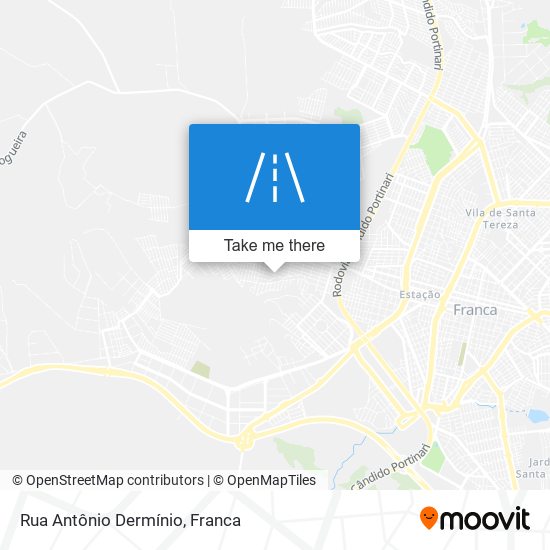 Rua Antônio Dermínio map