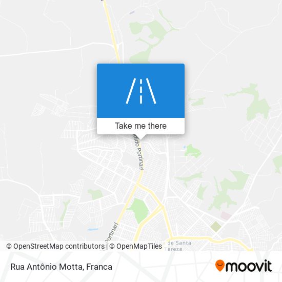 Rua Antônio Motta map