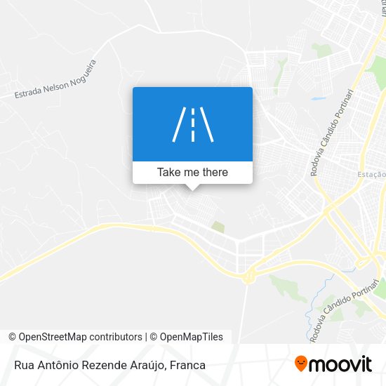 Rua Antônio Rezende Araújo map