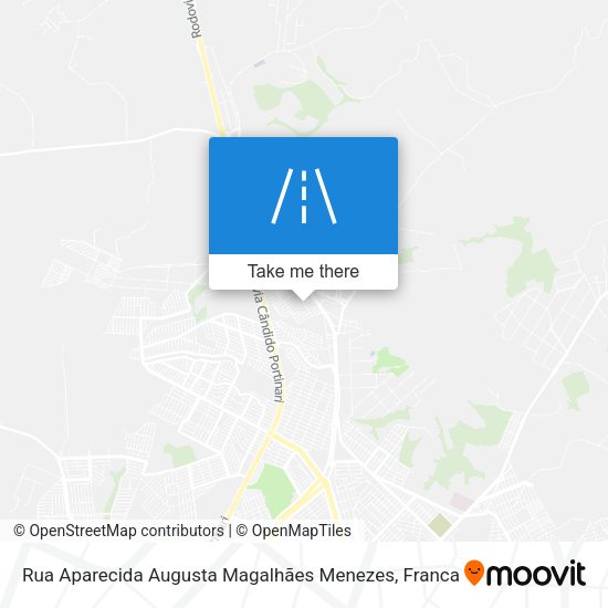 Rua Aparecida Augusta Magalhães Menezes map