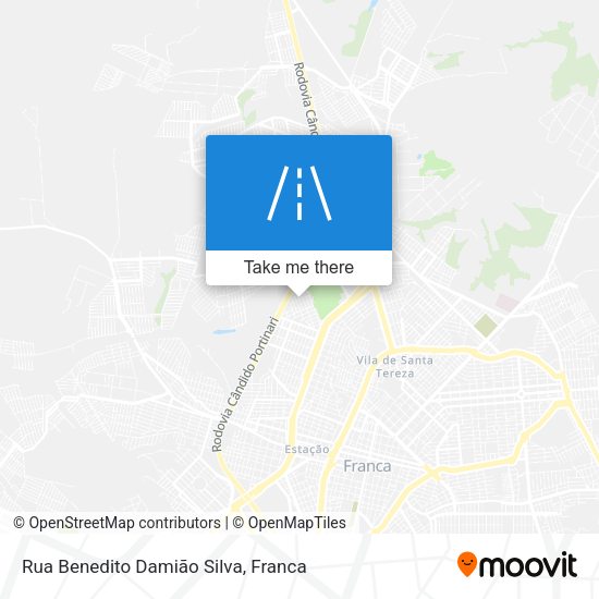 Rua Benedito Damião Silva map