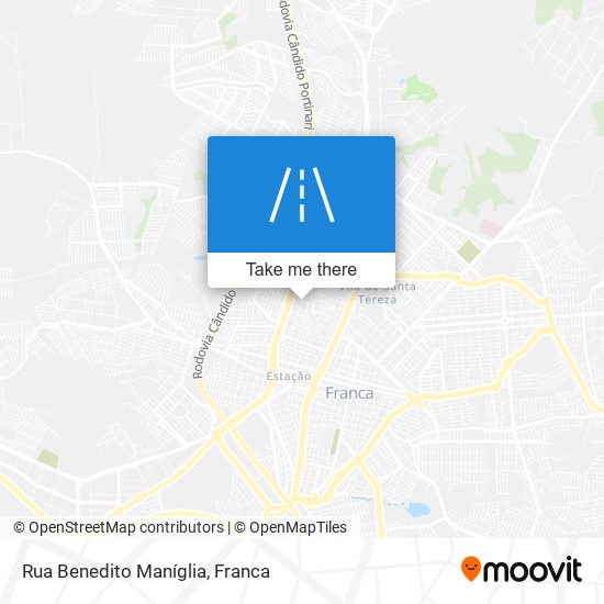 Rua Benedito Maníglia map