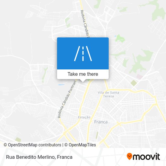 Rua Benedito Merlino map