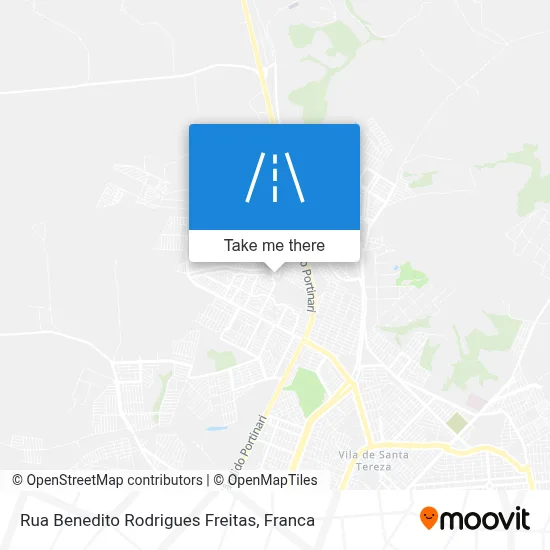 Rua Benedito Rodrigues Freitas map